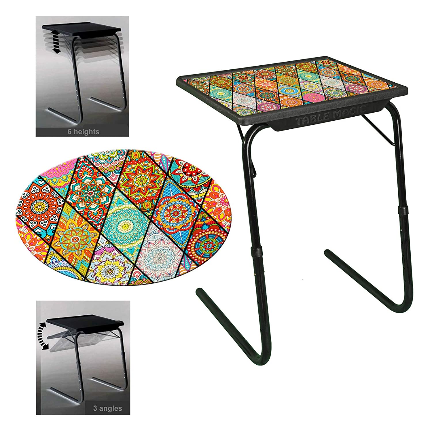 TABLE BUDDY ® | Adjustable Multi Position Portable Folding Table | Mandala
